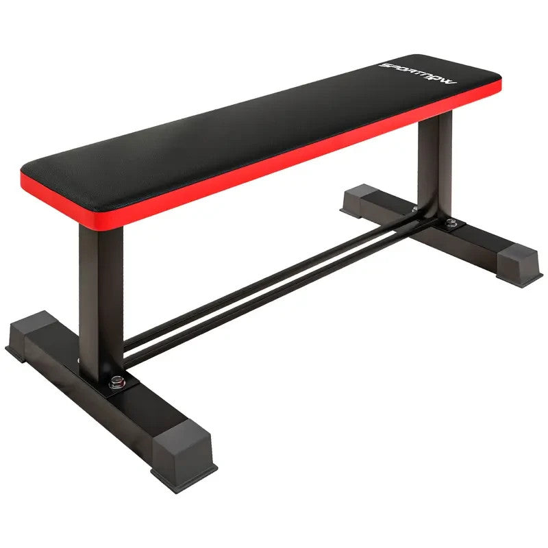 Flat Weight Bench 300KG Gym Bench Press Dumbbell Rack Home Workout