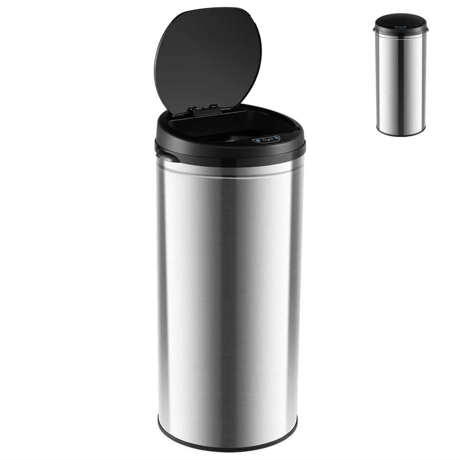 30L Touchless Sensor Kitchen Bin Stainless Steel Soft Close
