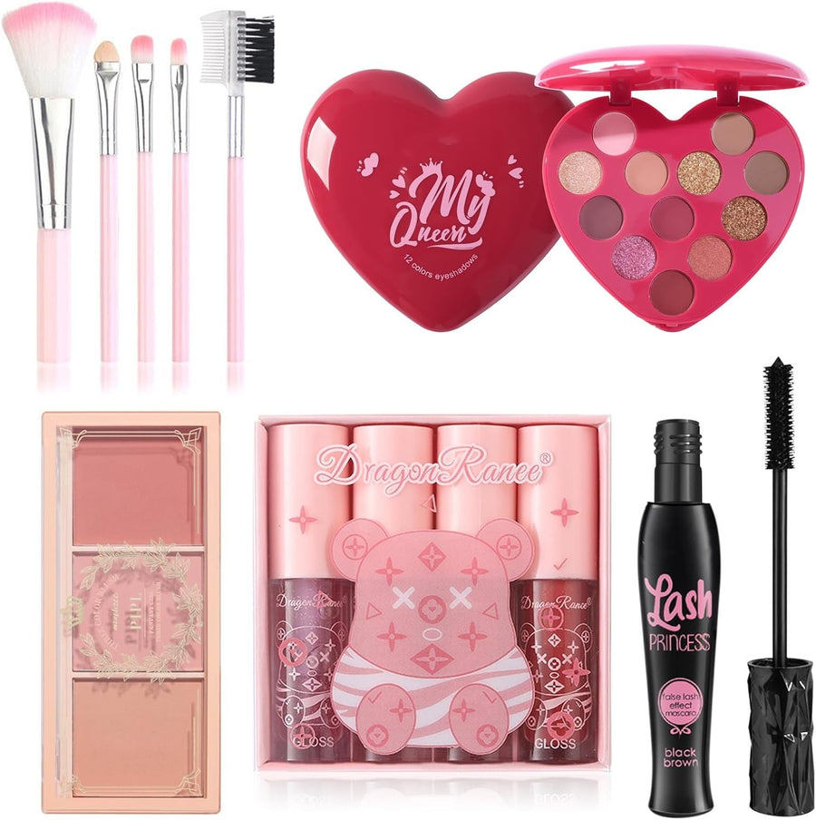 All‑in‑One Makeup Kit Full Face Set – 40 Color Eyeshadow, Lip & Brushes
