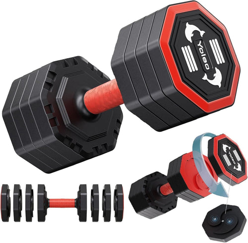 10kg Adjustable Dumbbell 4-in-1 Quick Dial Home Gym Weight
