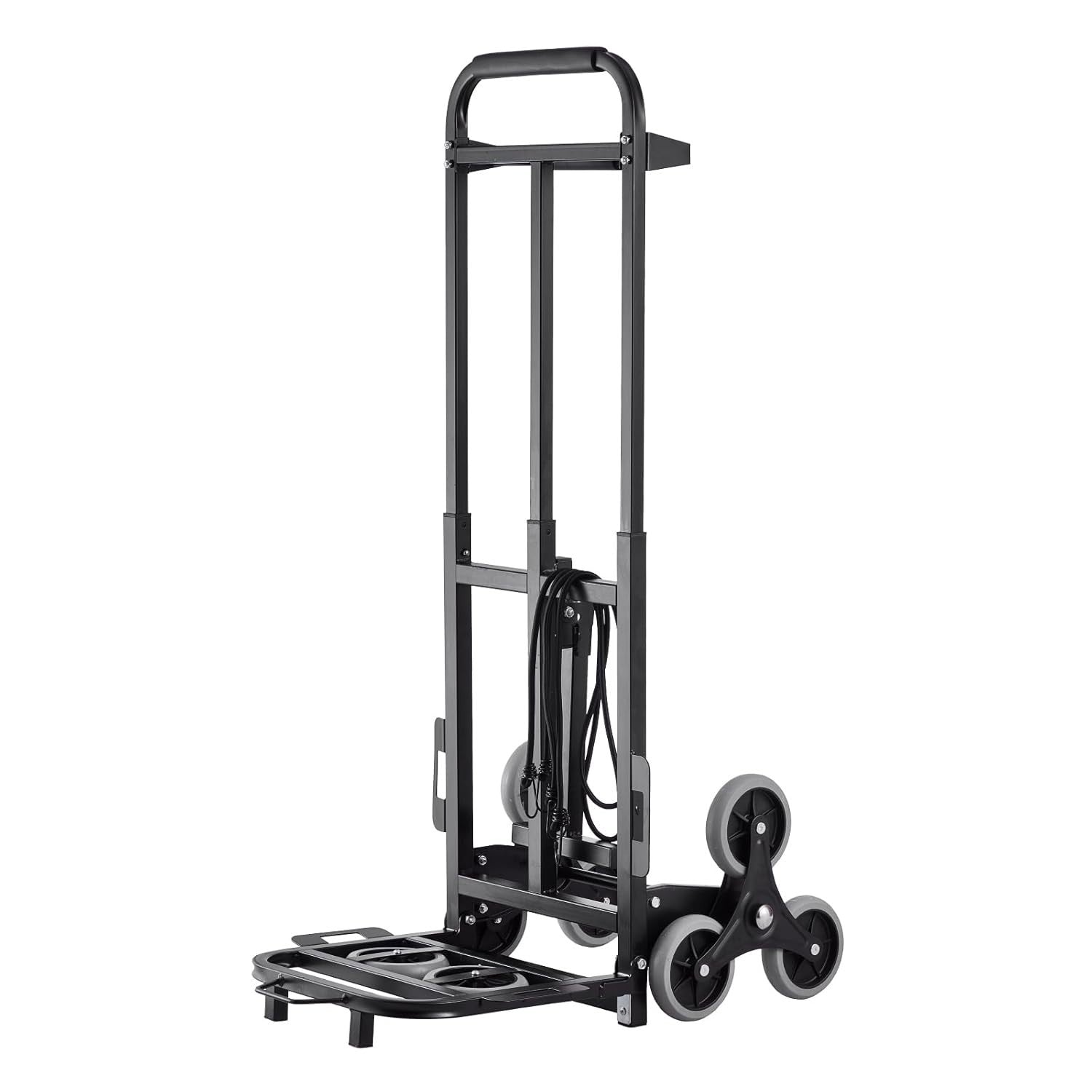 460lb Stair Climbing Hand Truck Folding Heavy Duty Dual Handle Cart
