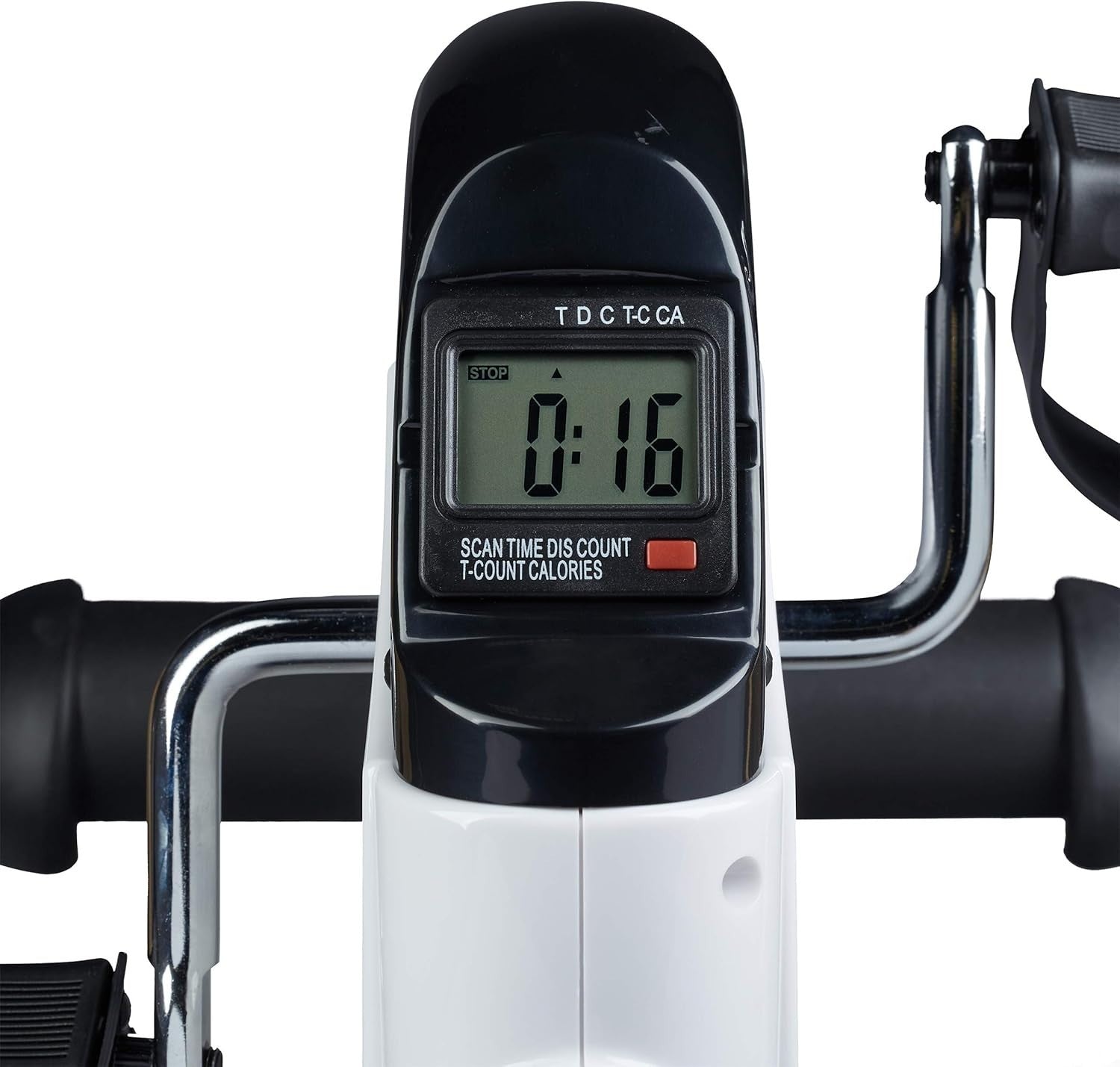 Compact Pedal Exerciser LCD Adjustable Resistance Arm Leg Trainer