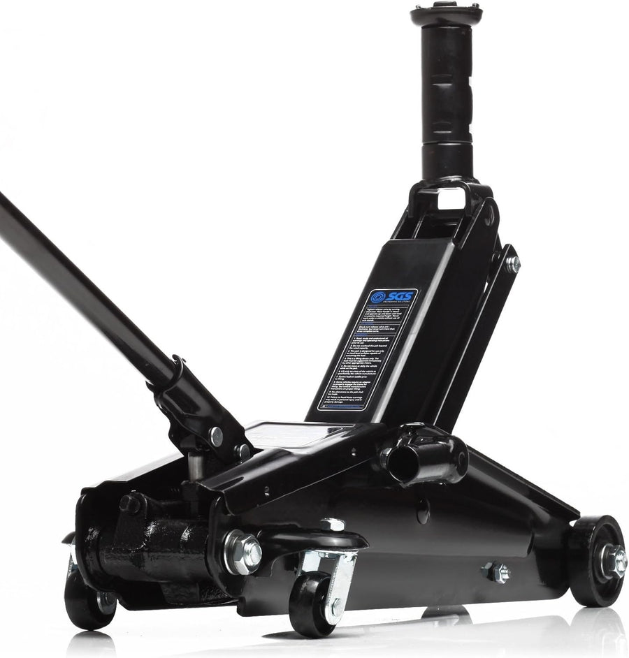 2.5 Ton High Lift Trolley Jack Rapid Lift 130–530mm Adjustable Saddle for SUV