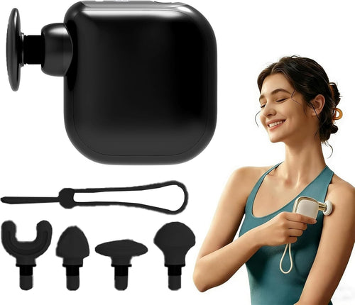 Pocket Massage Gun Mini Deep Tissue Percussion Quiet Handheld Travel Muscle