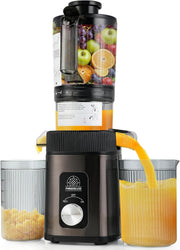 Cold Press Masticating Juicer 3.5in Wide Chute High Yield Quiet 200W