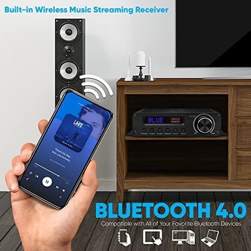 100W 5.1 Home Theater Amplifier Bluetooth HDMI AUX FM Stereo