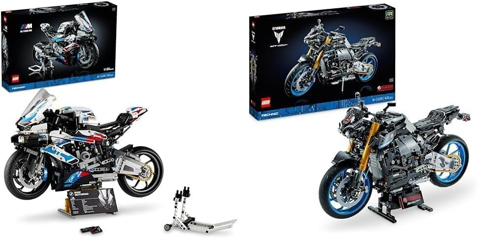 Motorbike LEGO Kit 1:5 Scale Display Build Set | Adult Collectible Gift