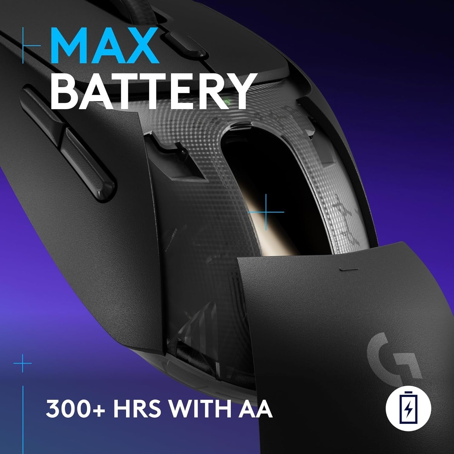 Wireless Gaming Mouse 25000DPI Ultra Lightweight 6 Button 300Hr Battery PC