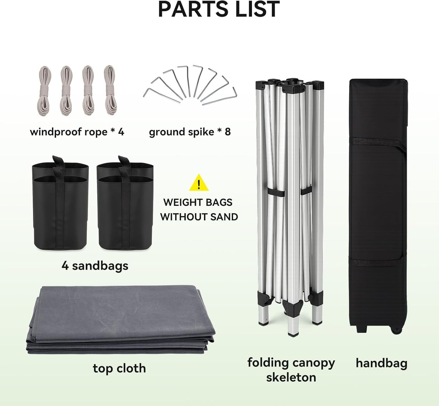 3x3M Grey Pop Up Gazebo Waterproof Garden Party Tent With Sandbags & Carry Bag