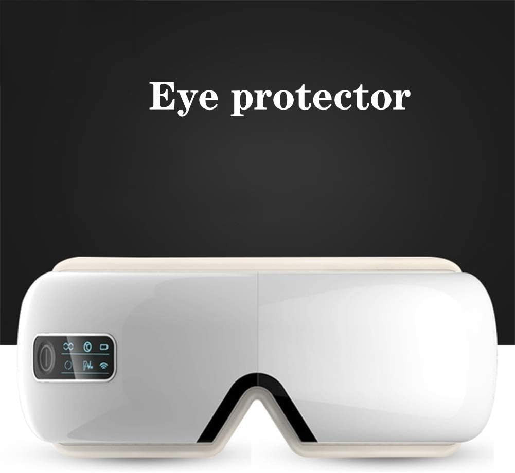 Heated Eye Massager w Air Pressure Vibration Bluetooth Rechargeable