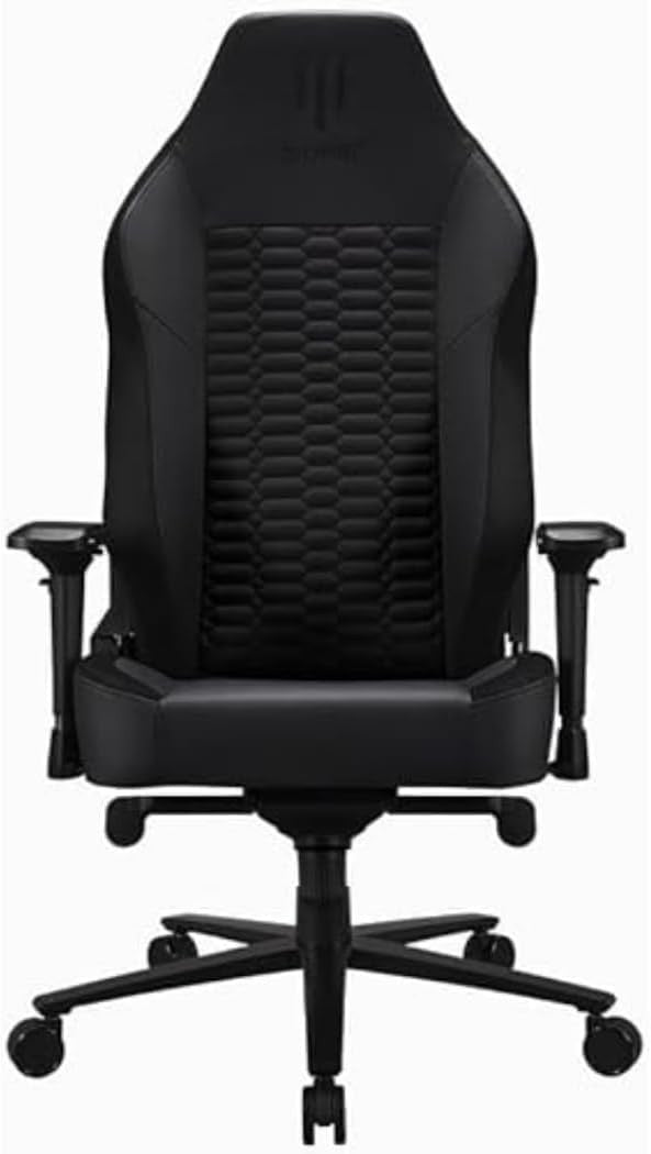 Premium Ergonomic Gaming Chair XL High Back Metal Frame Black