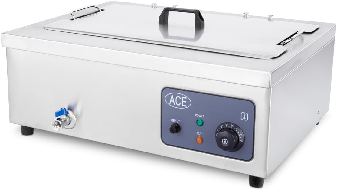 26L Commercial Electric Fish Fryer 3000W Stainless Steel Single Tank
