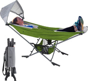 Camping Hammock with Mosquito Net - 290x140cm - 300kg Capacity - Complete Kit