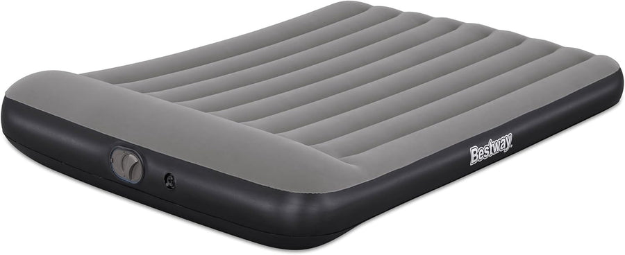 Queen Air Mattress 80"x60"x12" with Built-In USB Pump & Flock Top
