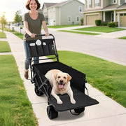All Terrain Dog Stroller for Large Dogs Heavy Duty Folding Pet Pushchair