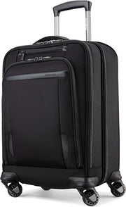 Expandable Carry On Spinner Suitcase Ballistic Nylon USB TSA Lock