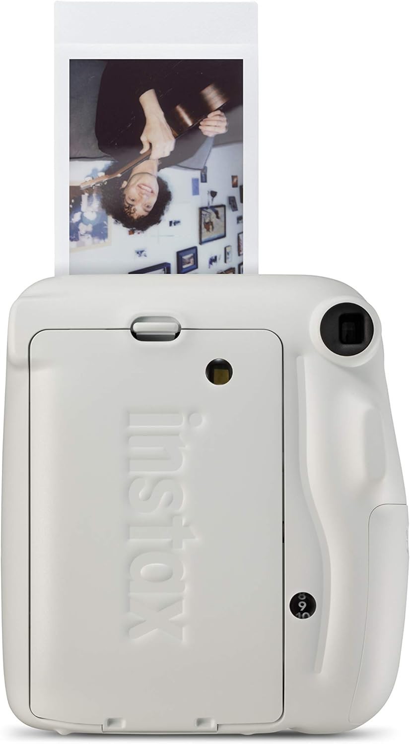 Instant Camera Selfie Mirror Auto Exposure Mini Photo Camera White