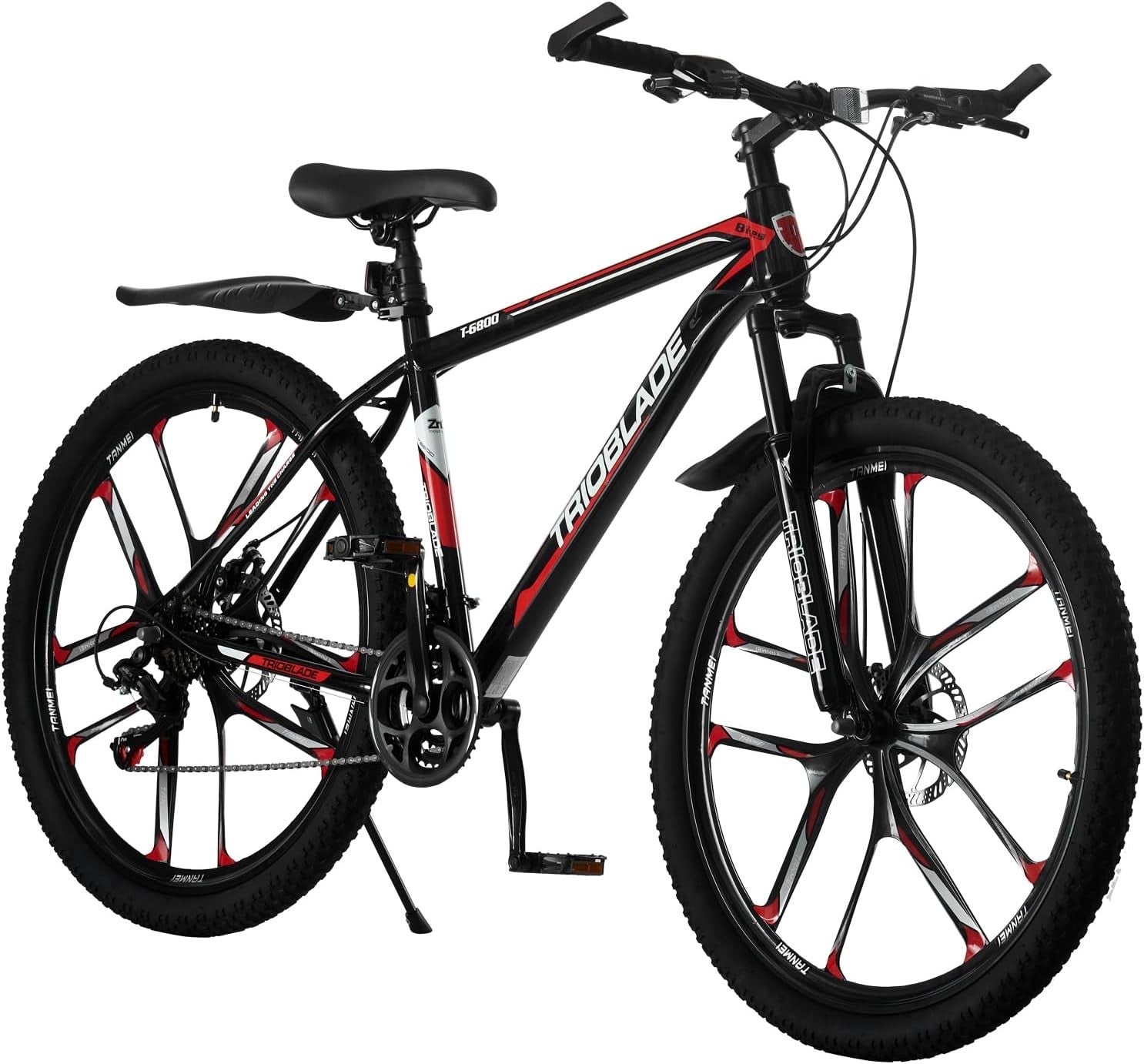 27.5" Mountain Bike 21 Speed Dual Disc Brake Lightweight Adult Commuter MTB