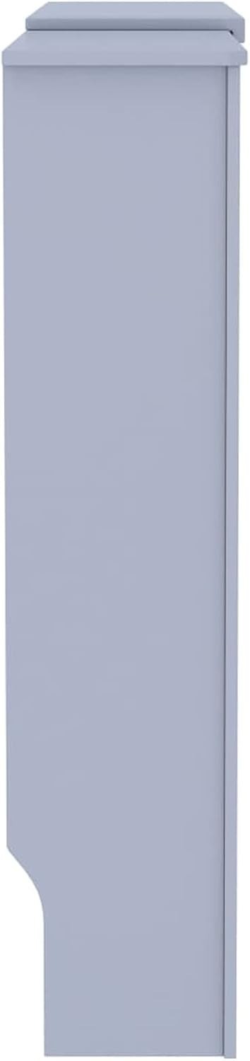 Grey Radiator Cover Cabinet | Large 205cm Modern MDF Heater Cover