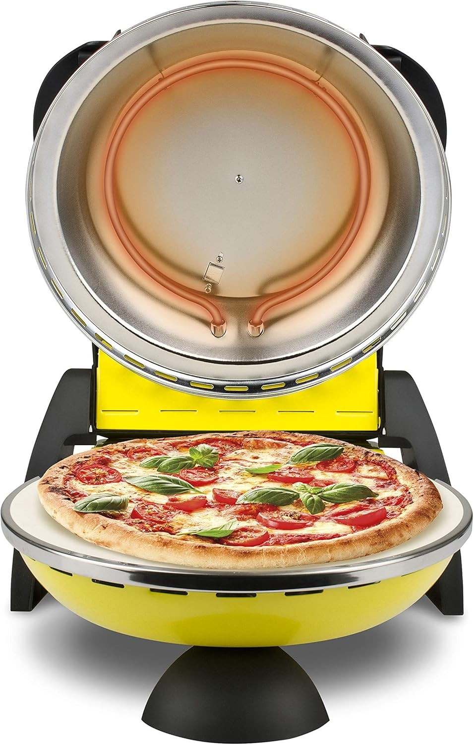 Electric Pizza Oven 1200W | 31cm Stone Plate 400°C Fast Heat Grill Maker