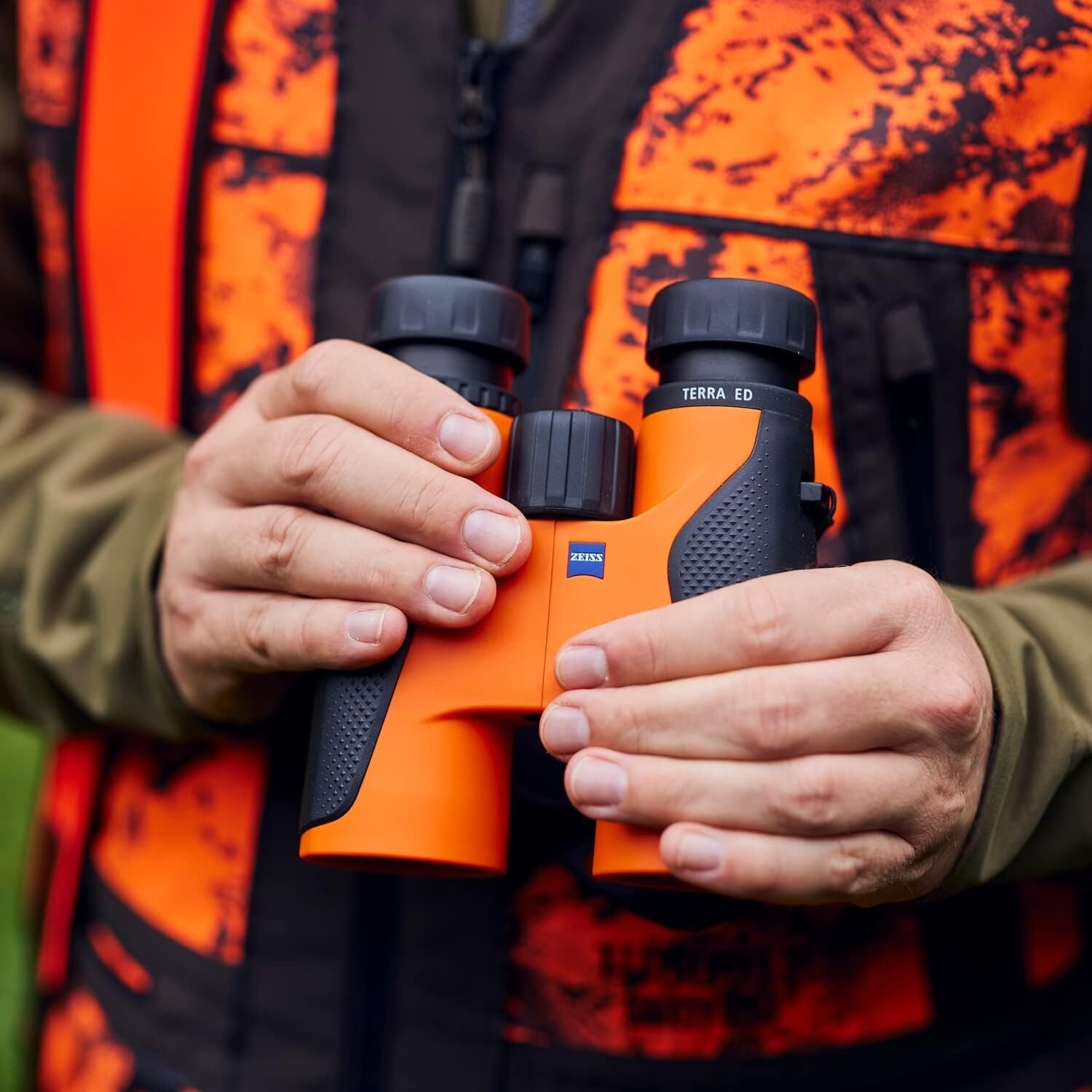 8x42 HD Binoculars Waterproof Lightweight Orange Outdoor Bird Watching Optics