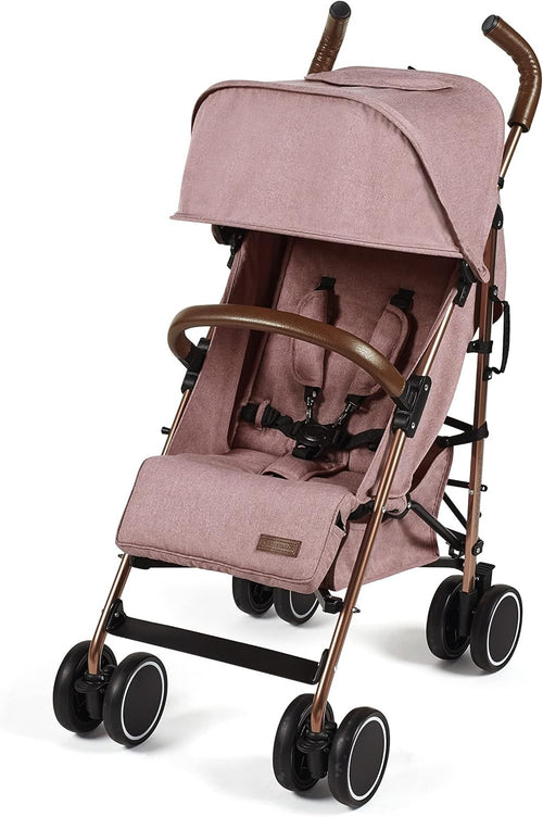 Compact Lightweight Baby Stroller Dusky Pink 6 Months-4 Years Recline UPF50+