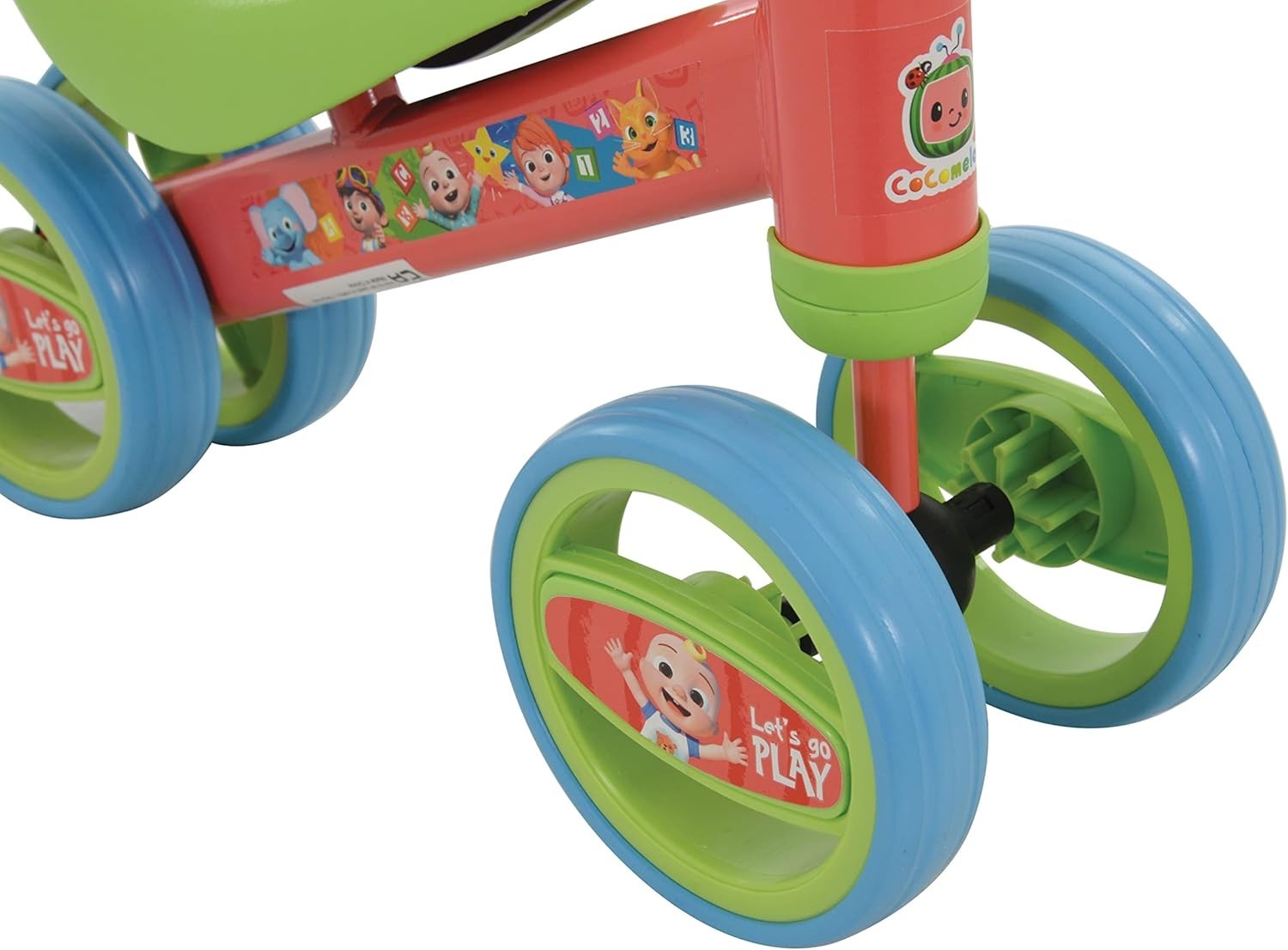 Kids Ride On Toy Bobble Bike Toddler Balance Walker Age 1+ Indoor Outdoor
