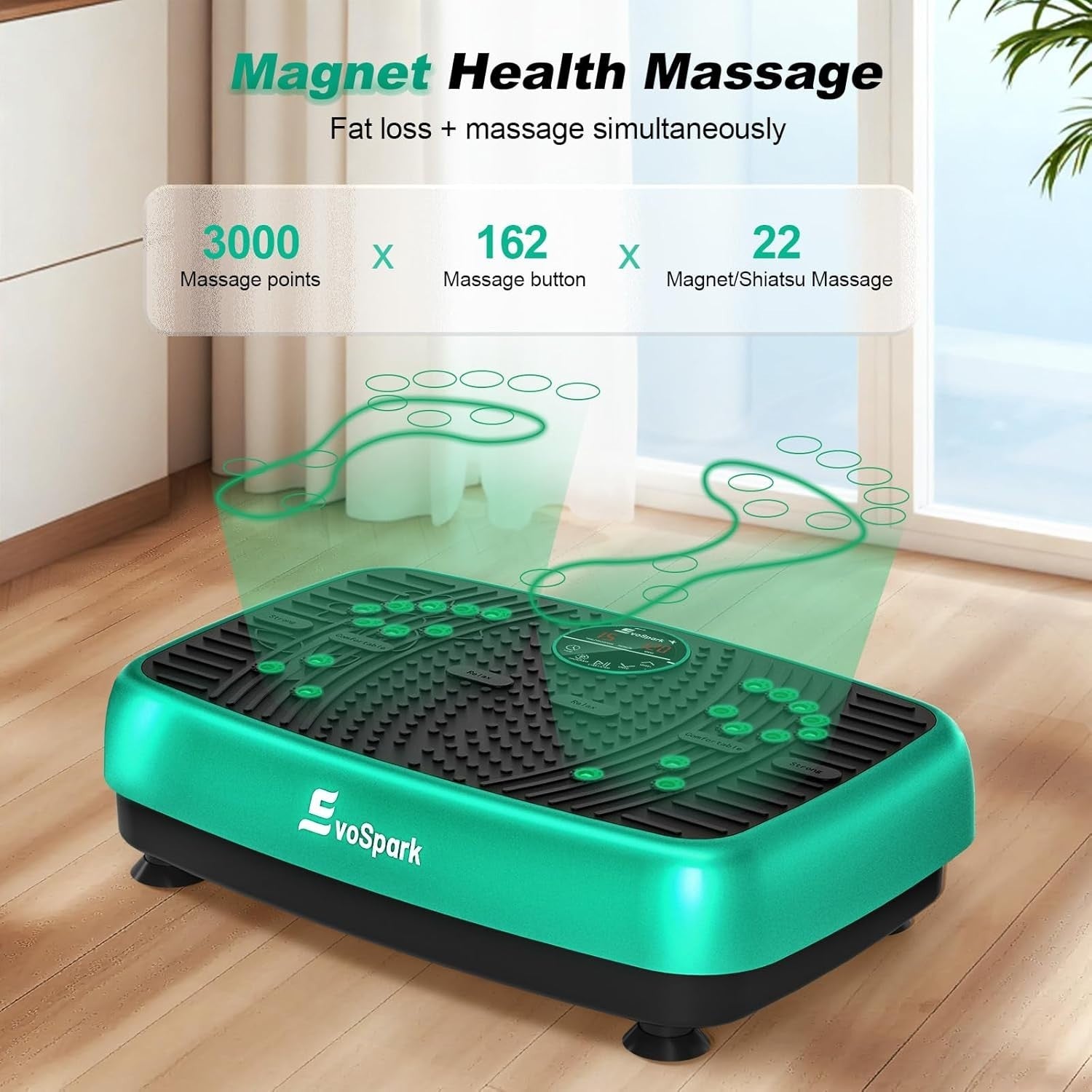 2D 4D Vibration Plate Exercise Platform Dual Motor 120 Speeds 450LB