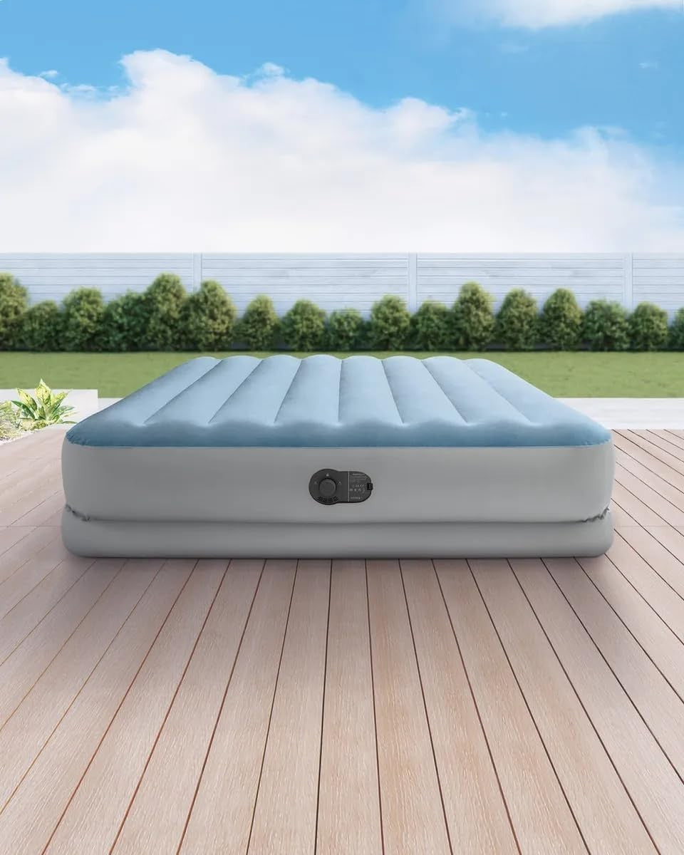 Queen Air Bed USB Pump 36cm High Portable Inflatable Mattress