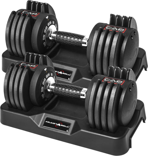 25LB Adjustable Dumbbells Pair Twist Dial Anti-Roll Home Gym Weights