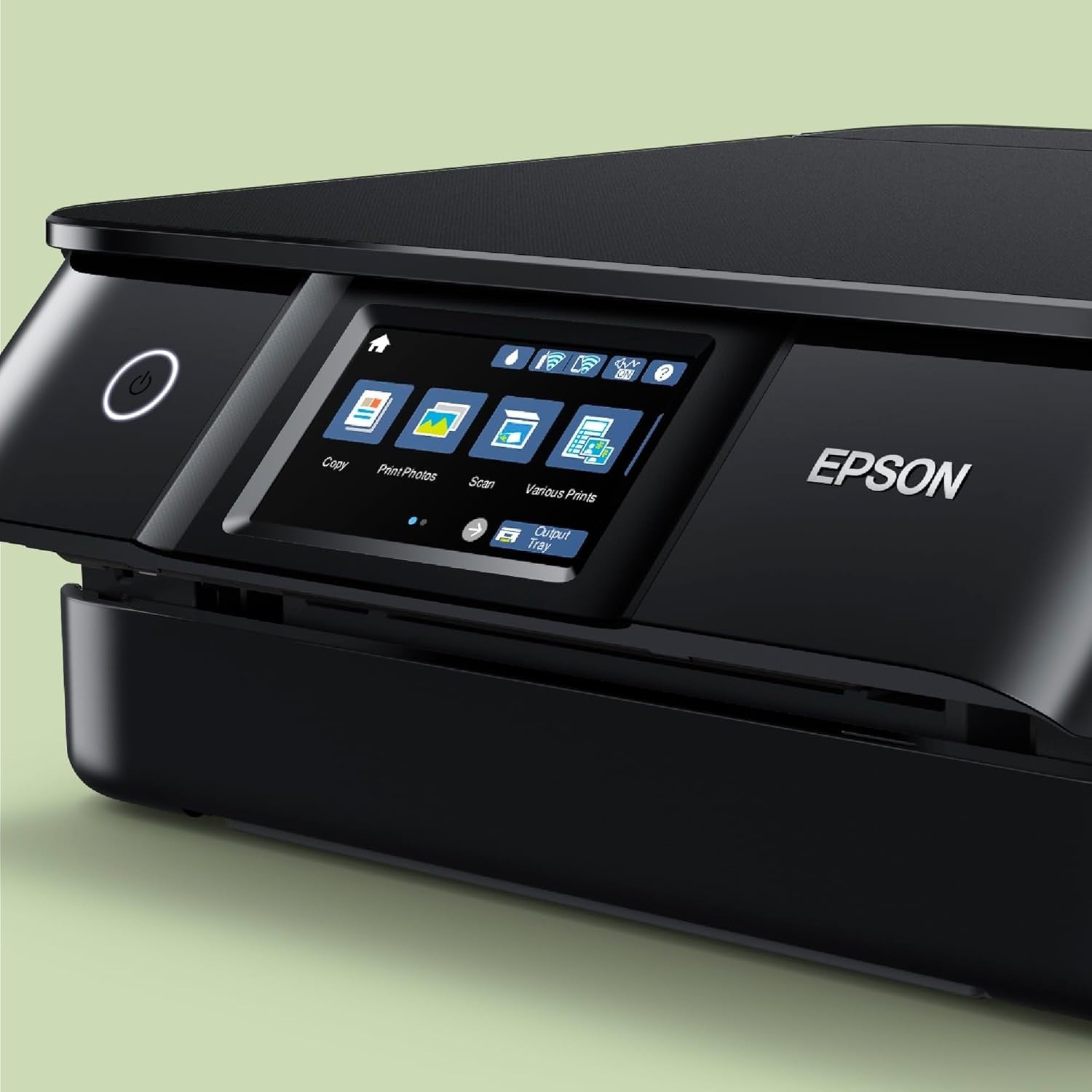 Wireless A4 Photo Printer XP-8700 6-Color Ink Duplex Touchscreen Black