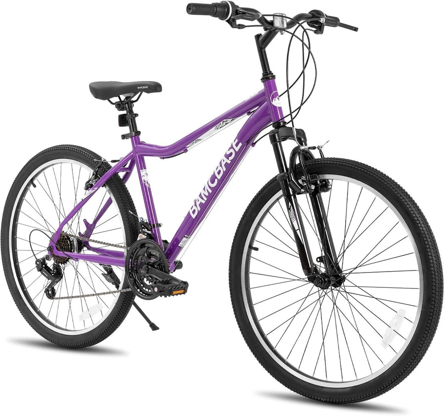 26" Adult Mountain Bike 21-Speed V-Brake MTB with Suspension for Women