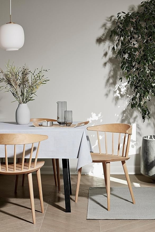 Minimalist Ceramic Vase Moonbeam Matte White Modern Home Table Decor
