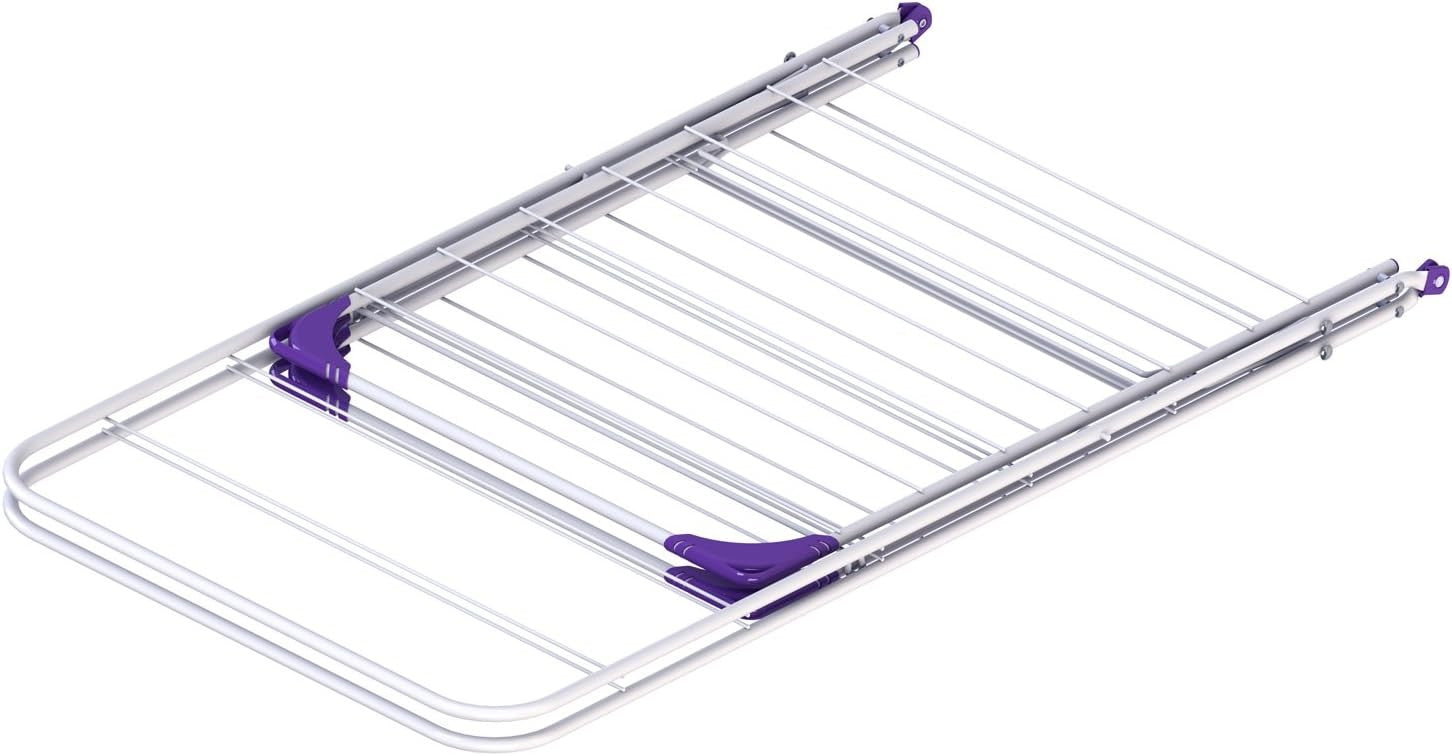 X Wing Clothes Airer Folding Drying Rack Indoor Space Saving Steel