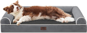Large Orthopedic Dog Bed 91x68cm U-Shape Dark Grey