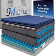 6.8kg Super King Weighted Blanket 180x200cm With Cooling & Warming Covers