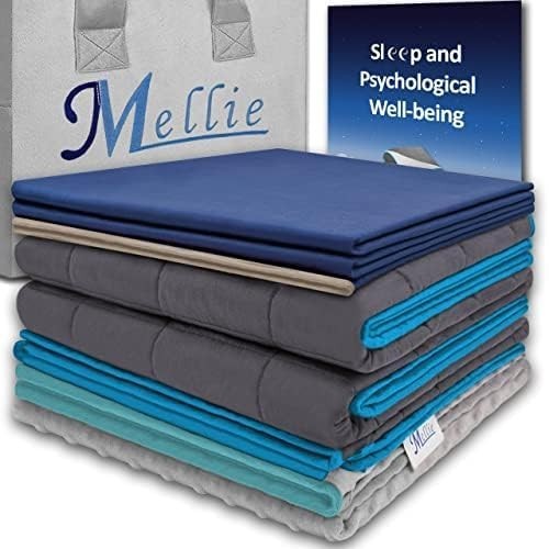 6.8kg Super King Weighted Blanket 180x200cm With Cooling & Warming Covers