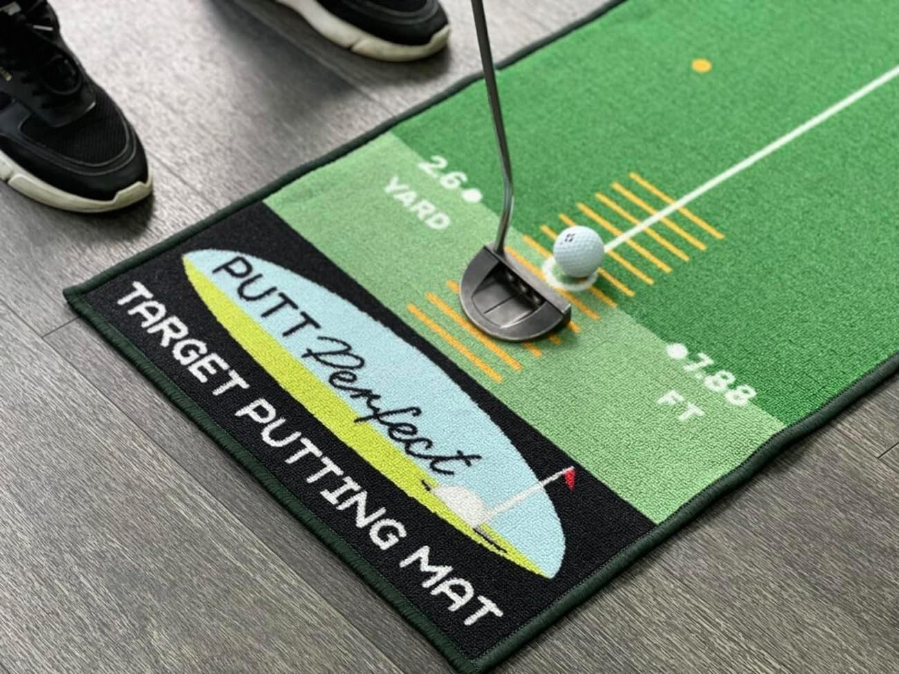 Golf Putting Mat 3m Indoor Practice Green Accuracy Training Aid