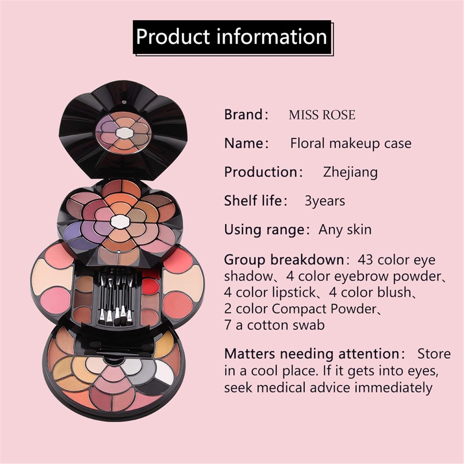 All In One Makeup Set Full Kit Palette Lipstick