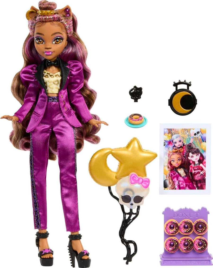 Monster Ball Fashion Doll Satin Suit Party Accessories Handbag Heels