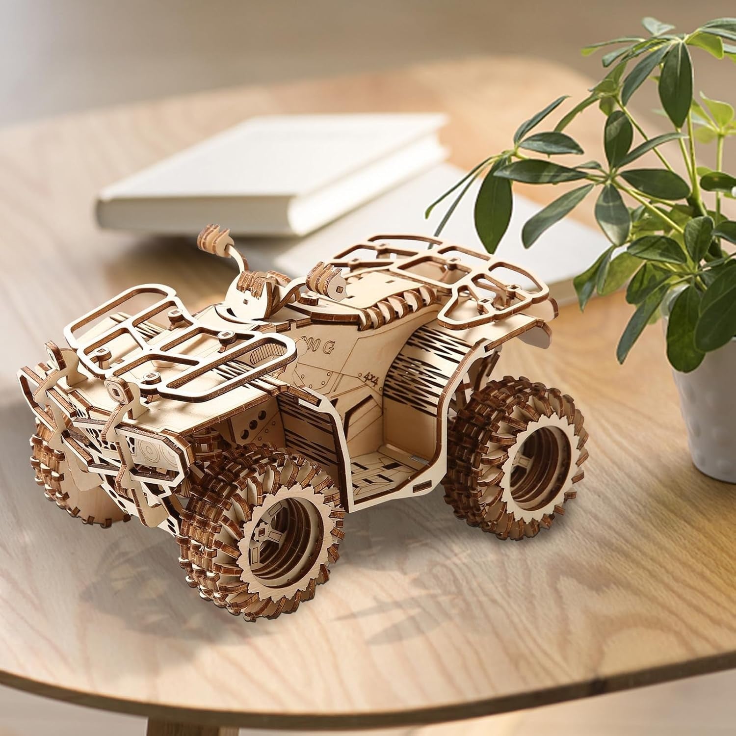 3D Wooden Beach Buggy Puzzle Model Kit – DIY Craft, Home Decor Gift