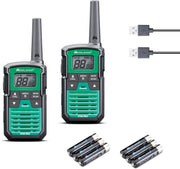 Rechargeable Walkie Talkies PMR446 6km VOX Splashproof 2 Pack