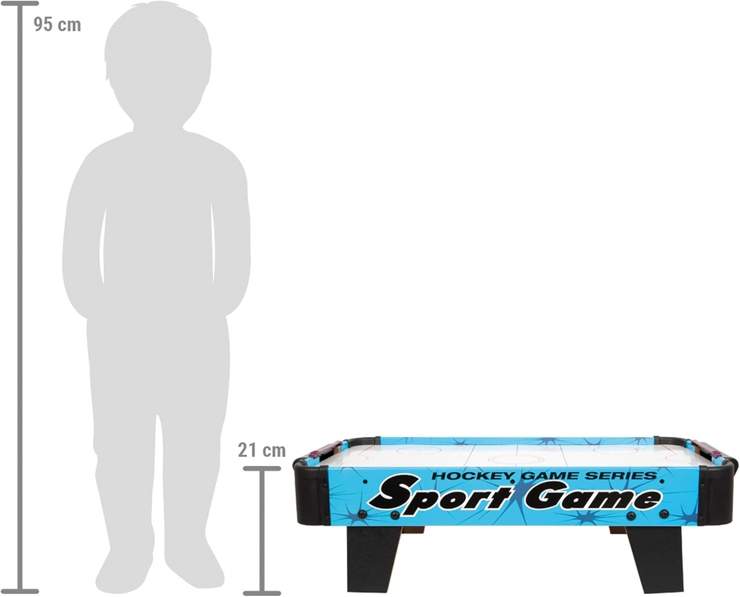 Tabletop Air Hockey Game Electric Compact Speed Hockey Family Fun