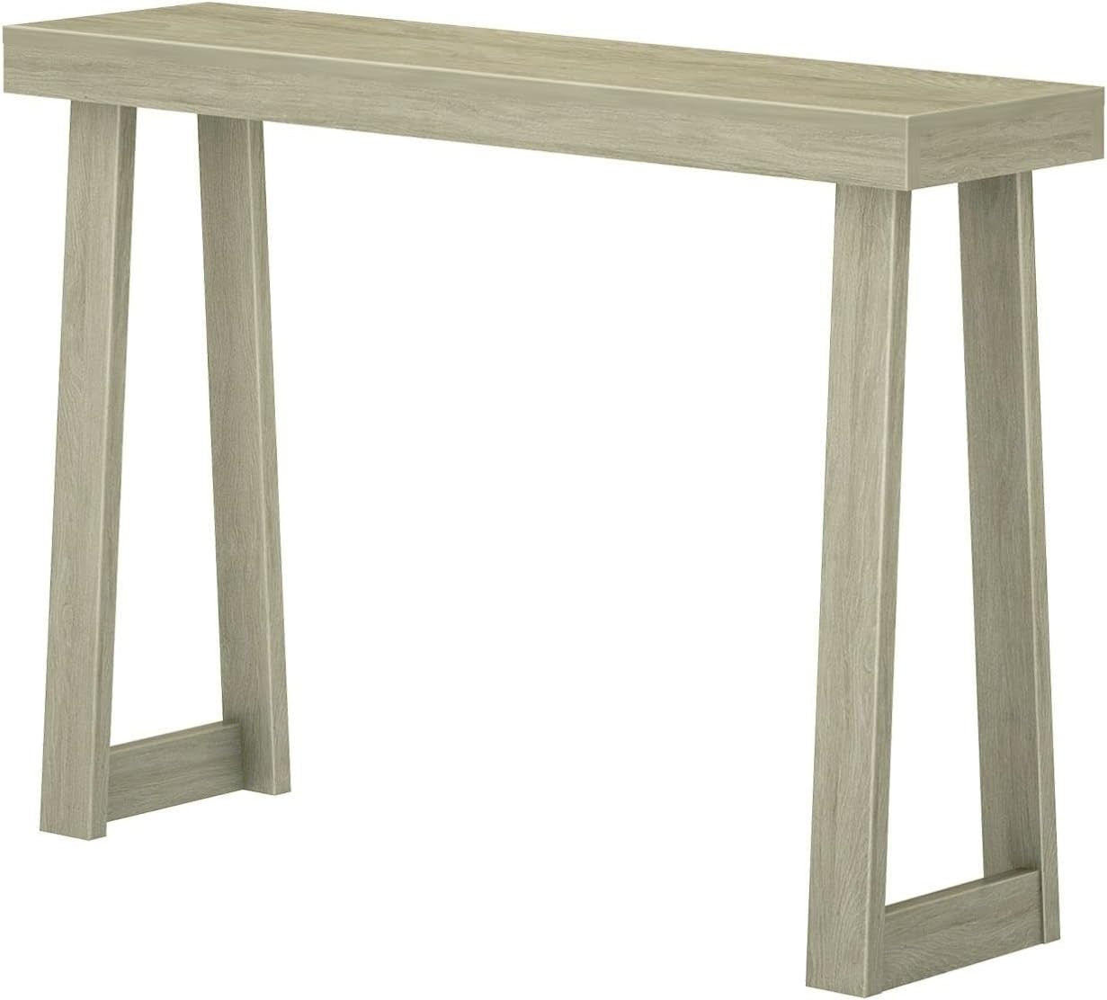 46 Inch Narrow Solid Wood Console Table – Stylish Hallway Sofa Accent