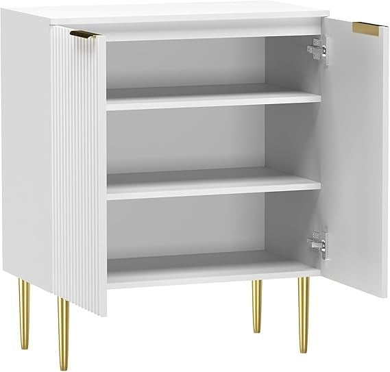 Tall Black Arched Display Cabinet – 2-Door Glass Storage Unit 185cm Modern