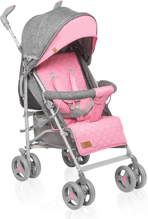 Lightweight Baby Pushchair Lie-Flat, Rotating Handles, Foldable Travel