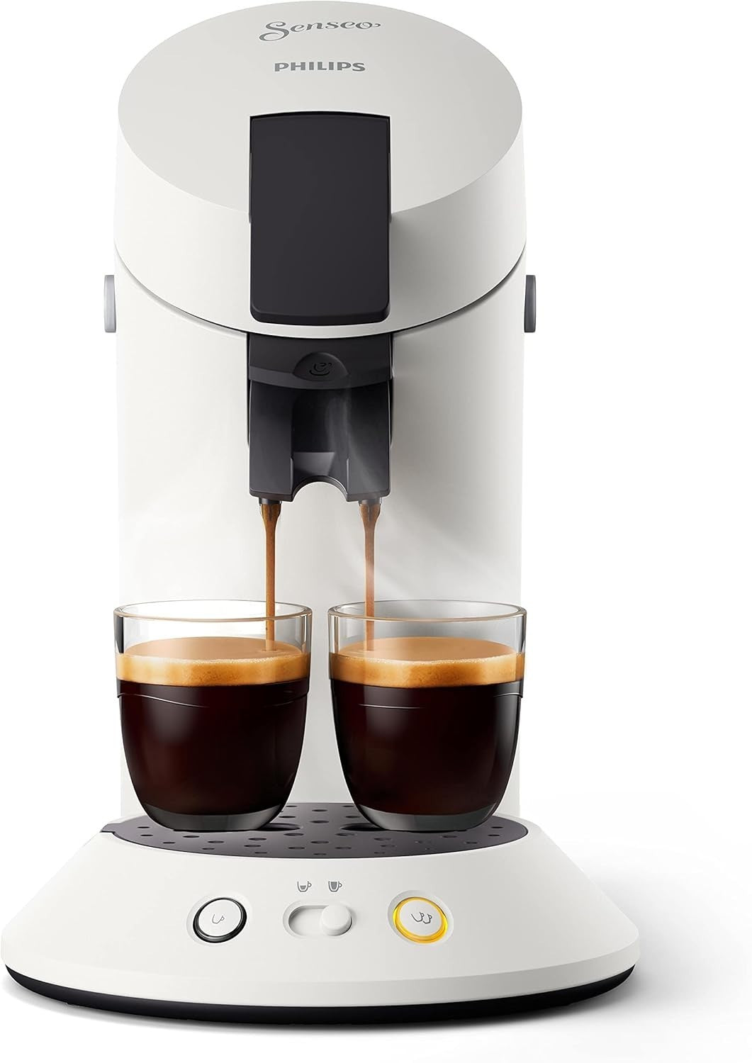 Pod Coffee Maker | Dual Cup Function | Intensity Selector | 1450W Power | 600ml