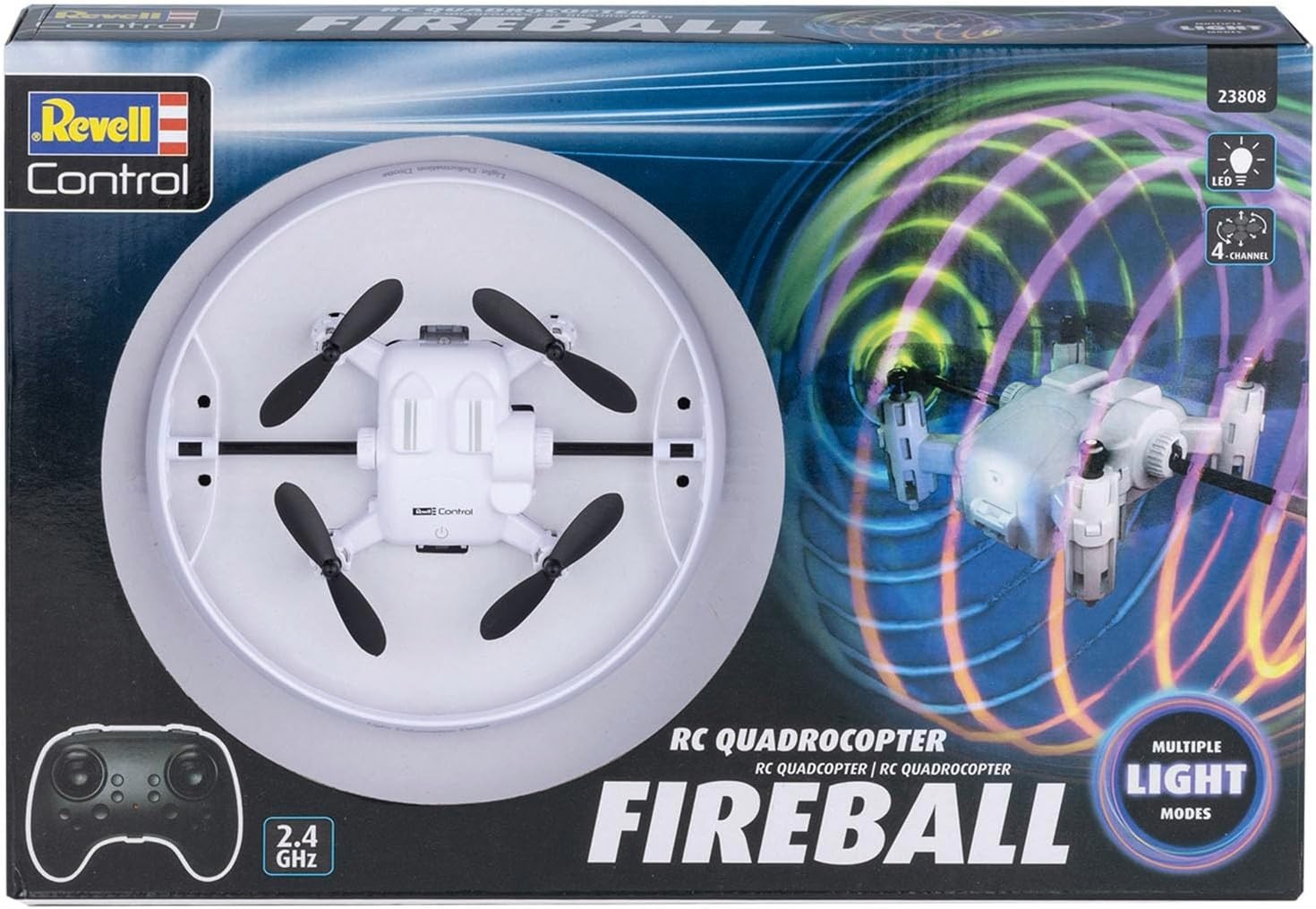 RC Lightshow Drone Fireball LED 6-Axis Stabilizer Headless Mode