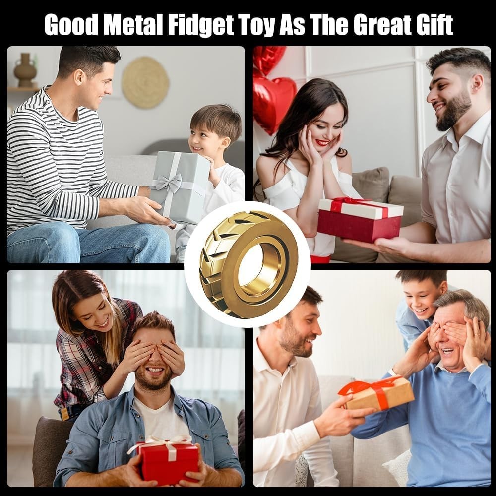 Magnetic Fidget Ring Slider EDC Stress Relief Spin Toy