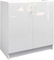 800mm White Gloss Kitchen Base Cabinet Cupboard Storage Unit Modern